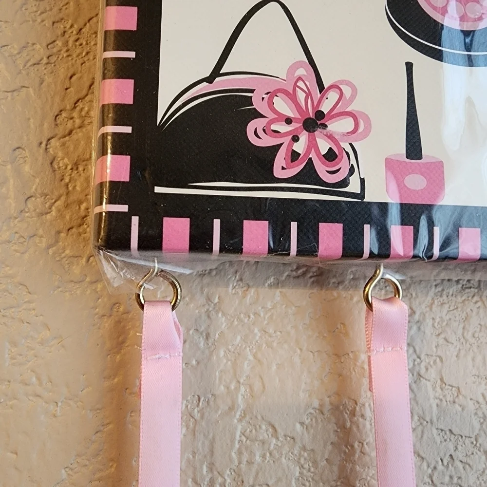 Pink Hair Bow holder NWT